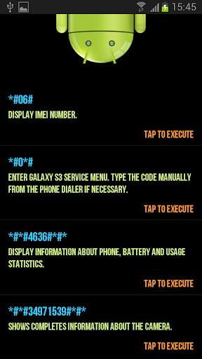 Secret Codes for Android screenshot 2