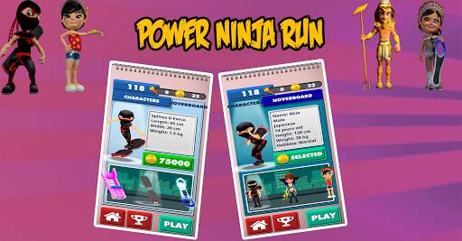 Power Ninja Running: Superboy and Friends screenshot 1