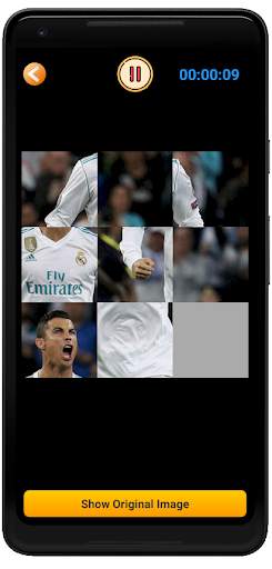 Ronaldo photo puzzle screenshot 4