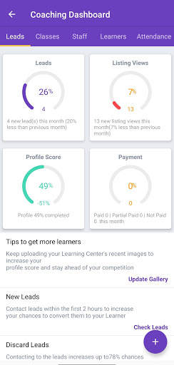 MillionCenters: Tuition, Dance, Yoga Teaching App screenshot 7