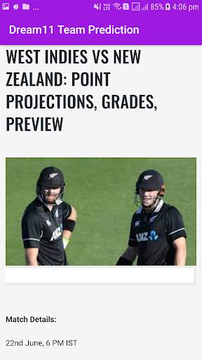 Dream Prediction Team for d11,m11 screenshot 3