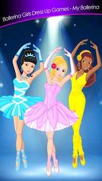 Ballerina Girls Dress Up Games - My Ballerina screenshot 1