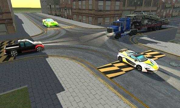 Car Transporter Truck 3D Sim screenshot 1