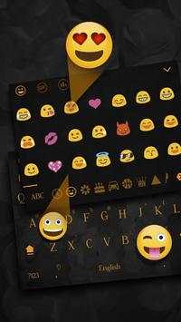 Gold Black keybiard Theme screenshot 3