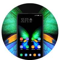 Theme for galaxy fold change your smartphone FREE logo