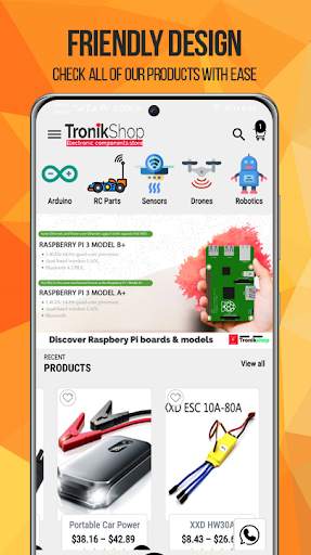 Tronik Shop - Buy Online Electronic Components screenshot 1