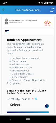 Aadhar - Check Aadhar Card Status, Download Aadhar screenshot 6
