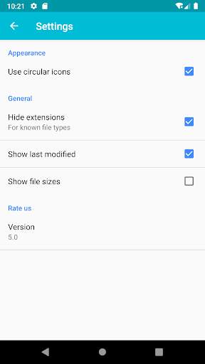 File manager screenshot 7