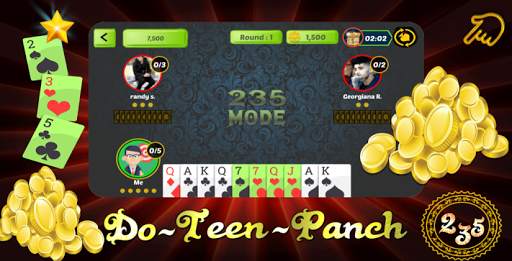 Do Teen Panch - 2 3 5 Card Game screenshot 1