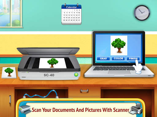 Printer Machine & Scanner Learning Simulator screenshot 7