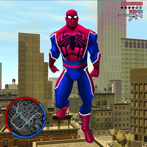 Super Rope Hero Spider Open World Street Gangster 1.0