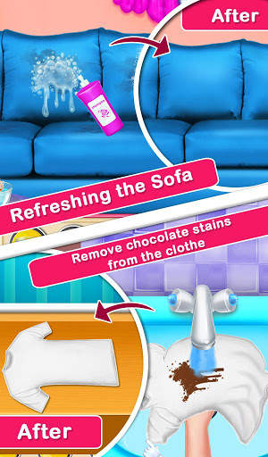 Magic House Cleaning - Girls Home Cleanup Game screenshot 3