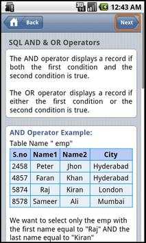 SQL Quick Tutorial screenshot 3