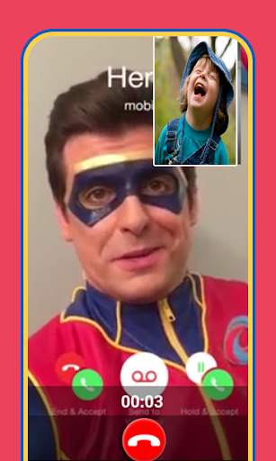 Captain Henry Video Call & Chat Simulator Danger screenshot 1