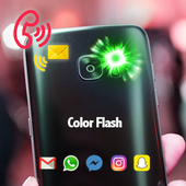 Color Flash Light Alert Calls icon
