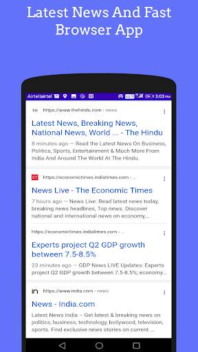 X Browser Pro - Super Fast Indian Browser App screenshot 3