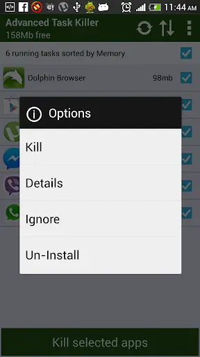 Advanced Task Killer - Free screenshot 2