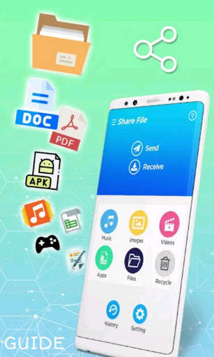 SHAREit Send & Receive File Transfer Guide скриншот 1