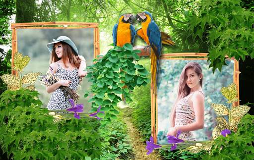 Jungle Dual Photo Frame screenshot 4