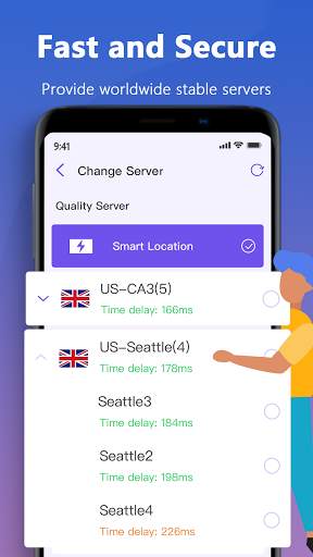 SurfFast VPN - Ulimited Proxy screenshot 3