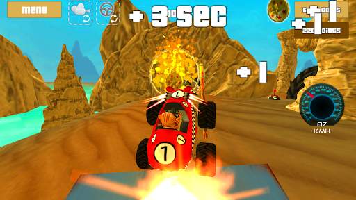 Cat Race Car Extreme Driving screenshot 8