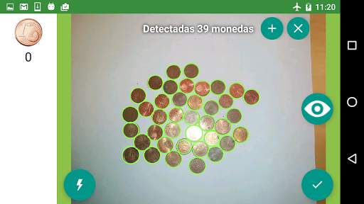Cámara Contador de monedas screenshot 2