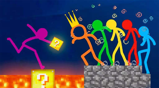 Stickman Parkour 2: on-line screenshot 3