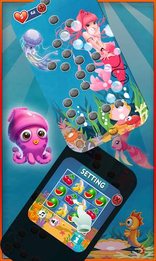 Mermaid Fruit Crash Pop – Match, Crush Puzzle Game screenshot 2
