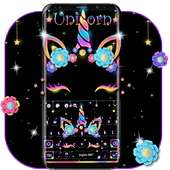 Night Star Sparkling Unicorn Keyboard logo