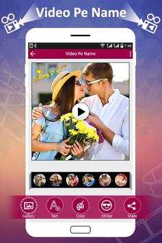 Video Pe Name screenshot 2