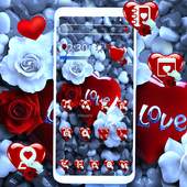 Beautiful Red Stone Heart Love Theme 1.1.2