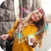 Neon Light Crown - Photo Montage icon