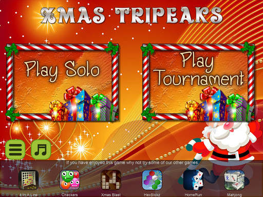 Xmas TriPeaks, card solitaire screenshot 13