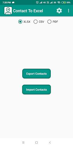 Contact To Excel screenshot 1