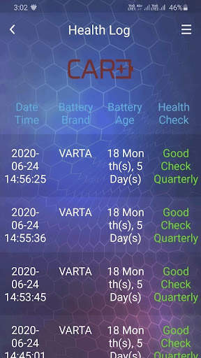 Car  Battery Sensor screenshot 3