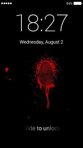 Blood Lock Screen screenshot 2