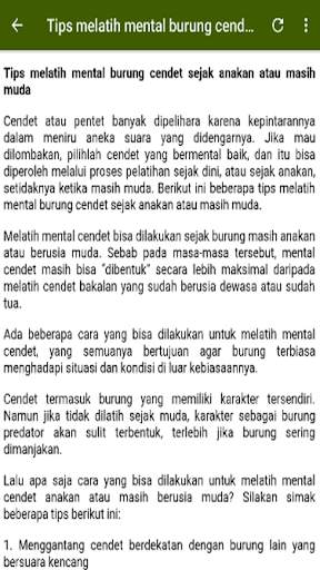 Masteran Cendet Ngerol Nembak Offline screenshot 7