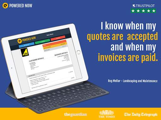 Invoicing, Quoting, Scheduling App : Powered Now screenshot 3