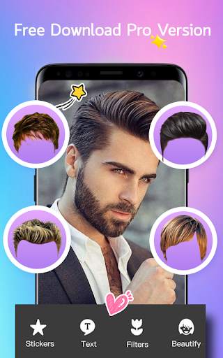 Men Hairstyles Changer screenshot 2