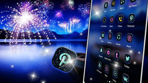 Fireworks Celebration Launcher Theme screenshot 5