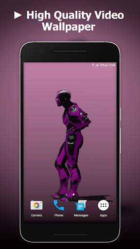 Dancing Robot Live Wallpaper screenshot 1