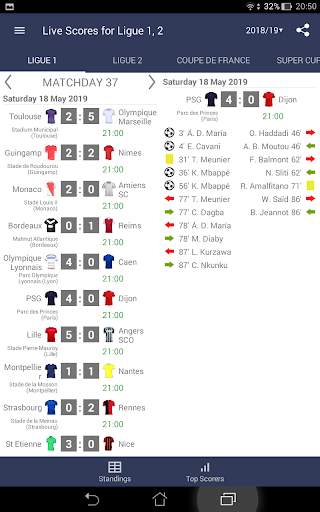Live Scores for Ligue 1 France screenshot 11