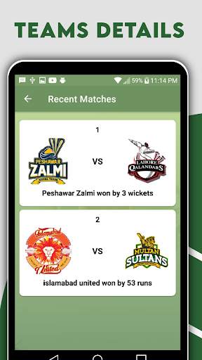 PSL Cricket Schedule 2021: Cricket Match screenshot 5