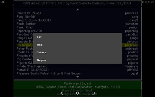 MAME4droid  (0.139u1) screenshot 4