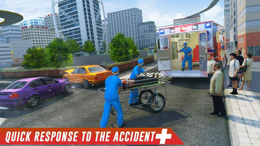 Roof Jumping Ambulance Simulator - Rooftop Stunts screenshot 3