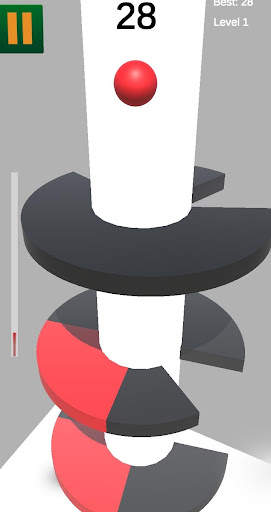 Jump Ball 3D - Helix screenshot 1