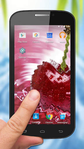 Fruits In Water Live Wallpaper screenshot 1