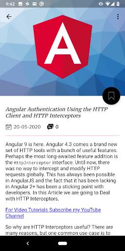 Angular 9 Tutorials 5 تصوير الشاشة