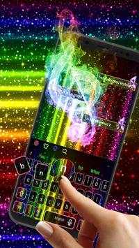 Neon Music Rainbow Keyboard screenshot 2