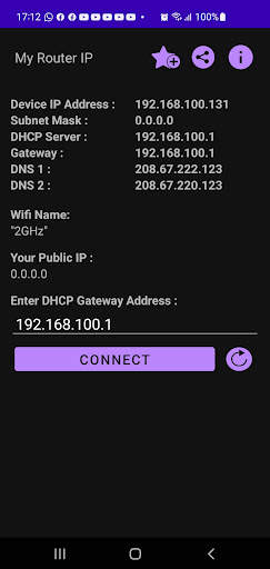 My Router IP (Setup Page) screenshot 1